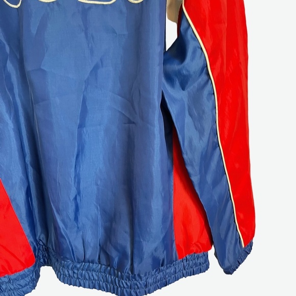 GENERAL MERCHANDISE Chicago Cubs Red White Blue Windbreaker Baseball Jacket sz M - Picture 14 of 16